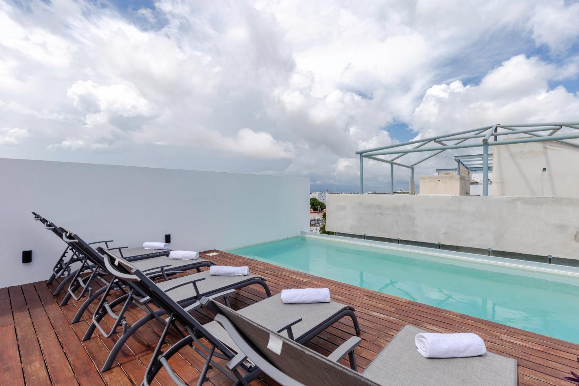 Stylish And Fancy Studio Next To 5Th Av Roof Pool Dk Playa del Carmen Exterior foto